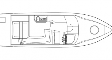 моторна лодка Schaefer 303 - план